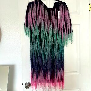 Fully beaded party dress!